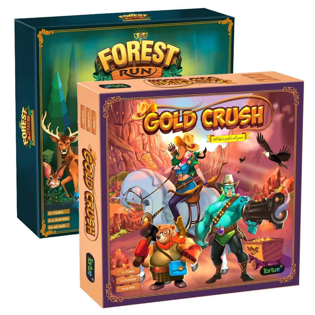 Nikola Board Game Bundle: Forest Run & Gold Crush