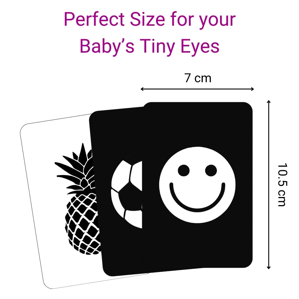 High-Contrast Baby Flash Cards for Infants
